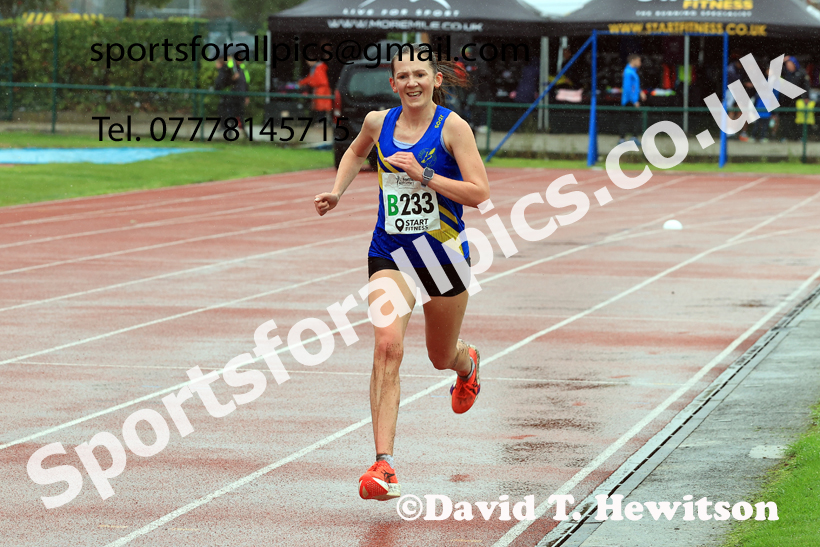 Senior Womens 4 Stage 2025 Northern Athletics Autumn Road Relays, Leigh, Lancashire. Photo: David T. Hewitson/Sports for All Pics